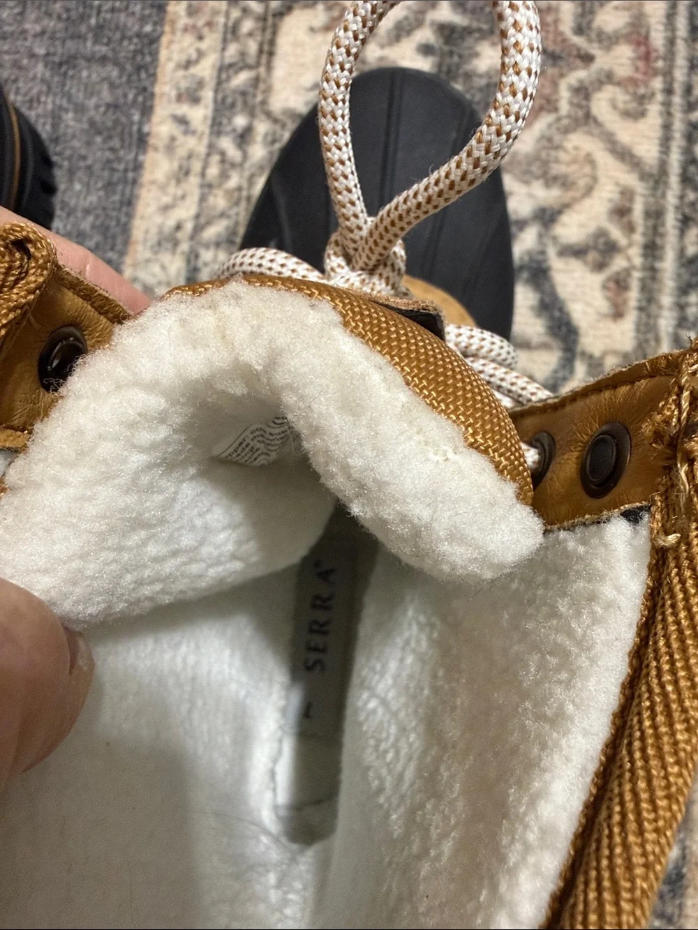 Serra Brown and Black Waterproof Winter Boots - Picture 4 of 5